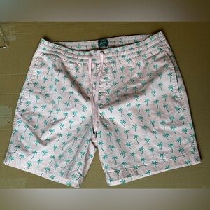 Bixby Pink and Green Patterned Shorts 35/7